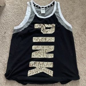 Large pink work out top